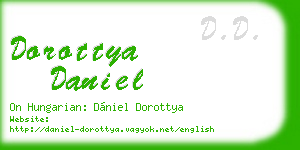 dorottya daniel business card