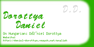 dorottya daniel business card